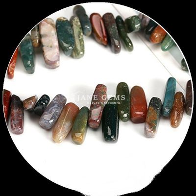 Natural Gemstone Irregular Tooth Shape Lapis Lazuli Carnelian Chip Gravel Loose Bead Strands for DIY Jewelry Making