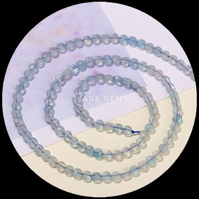 Flat Shape Faceted Beads Crystal Gemstone Round Shape Tourmaline Peridot Loose Bead Strands for DIY Jewelry Making