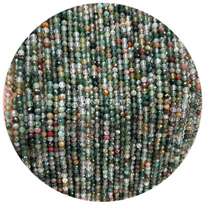 Gems Bead Natural Crystal Faceted Round Shape Small Loose Bead Strands for Bracelets