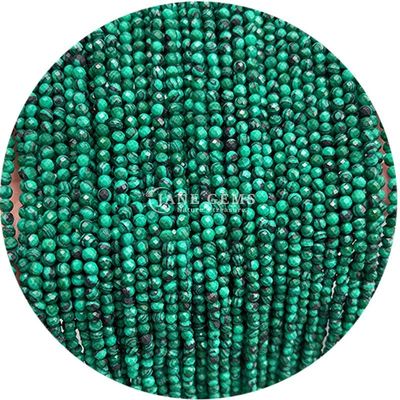 Gems Bead Natural Crystal Faceted Round Shape Small Loose Bead Strands for Bracelets