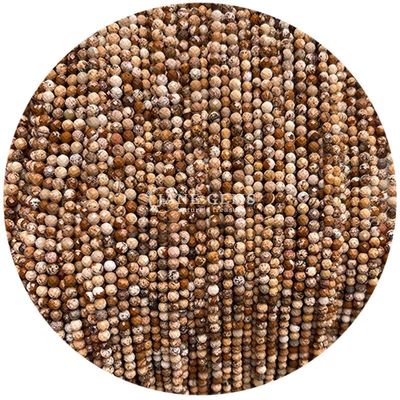 Gems Bead Natural Crystal Faceted Round Shape Small Loose Bead Strands for Bracelets