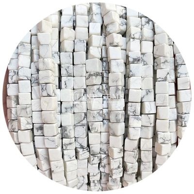Wholesale Natural Crystal Gemstone Square Shape Beads Cube Loose Stone Bead Accessories Cube Bead Spacers for Jewelry