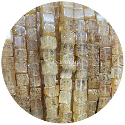 Wholesale Natural Crystal Gemstone Square Agate Beads Cube Loose Turquoise Bead Accessories Spacers for Jewelry Making