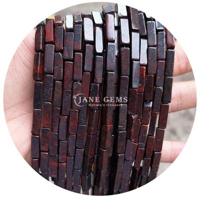 Wholesale Genuine Loose Gemstone Beads Rectangular Cuboid Loose Stone Beads Spacers Accessories for Diy Jewelry