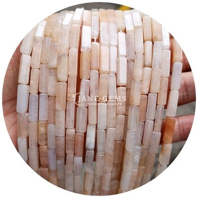 Wholesale Genuine Loose Gemstone Beads Rectangular Cuboid Loose Stone Beads Spacers Accessories for Diy Jewelry