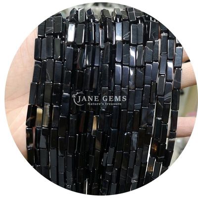 Wholesale Genuine Loose Gemstone Beads Rectangular Cuboid Loose Stone Beads Spacers Accessories for Diy Jewelry