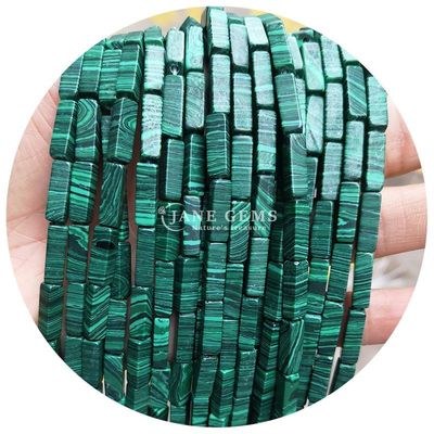 Wholesale Genuine Loose Gemstone Beads Rectangular Cuboid Loose Stone Beads Spacers Accessories for Diy Jewelry