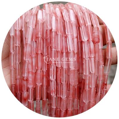 Wholesale Genuine Loose Gemstone Beads Rectangular Cuboid Loose Stone Beads Spacers Accessories for Diy Jewelry