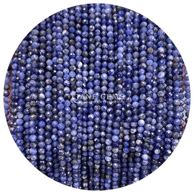 Gems Bead Natural Crystal Faceted Round Shape Small Amazonite Apatite Loose Bead Strands for Bracelets
