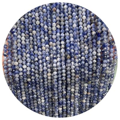 Gems Bead Natural Crystal Faceted Round Shape Small Amazonite Apatite Loose Bead Strands for Bracelets