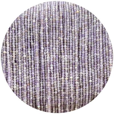 Gems Bead Natural Crystal Faceted Round Shape Small Lapis Lazuli Amethyst Loose Bead Strands for Bracelets