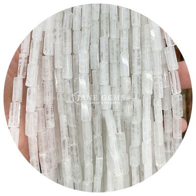Wholesale Natural Crystal Gemstone Rectangular Cuboid Beads Loose Stone Bead Accessories Cube Bead Spacers for Jewelry