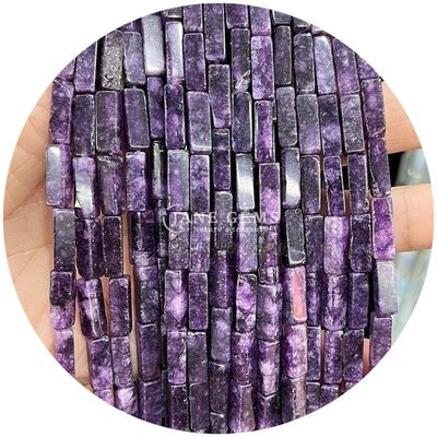 Wholesale Natural Crystal Gemstone Rectangular Cuboid Beads Loose Stone Bead Accessories Cube Bead Spacers for Jewelry