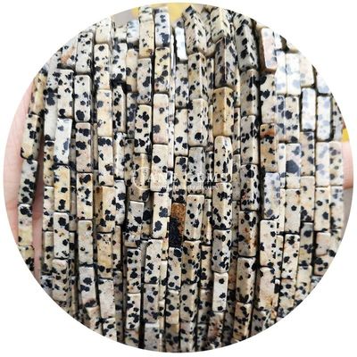 Wholesale Natural Crystal Gemstone Rectangular Cuboid Beads Loose Stone Bead Accessories Cube Bead Spacers for Jewelry