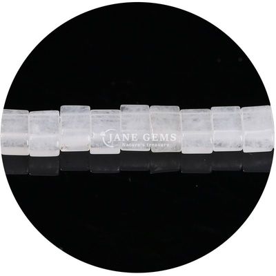 Wholesale Natural Crystal Gemstone Faceted Rectangular Beads Loose Stone Bead Accessories Faceted Spacers for Jewelry