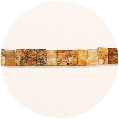 Wholesale Natural Crystal Gemstone Faceted Rectangular Beads Loose Stone Bead Accessories Faceted Spacers for Jewelry