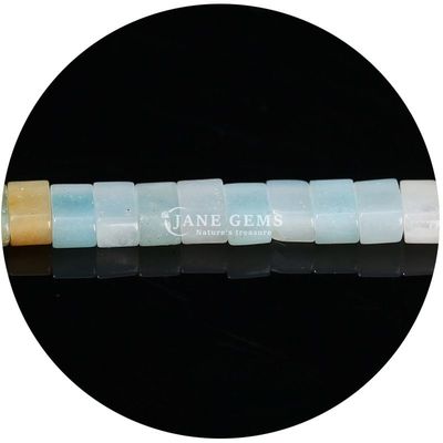 Wholesale Natural Crystal Gemstone Faceted Rectangular Beads Loose Stone Bead Accessories Faceted Spacers for Jewelry