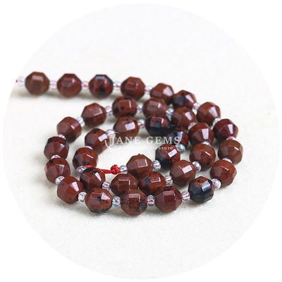 Wholesale Natural Crystal Gemstone Olive Shape Beads Faceted Loose Stone Bead Accessories Rhombus Bead Spacer