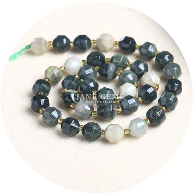 Wholesale Natural Crystal Gemstone Olive Shape Beads Faceted Loose Stone Bead Accessories Rhombus Bead Spacer