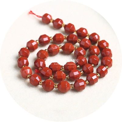 Wholesale Natural Crystal Gemstone Olive Shape Beads Faceted Loose Stone Bead Accessories Rhombus Bead Spacer