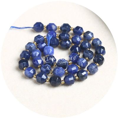 Wholesale Natural Crystal Gemstone Olive Shape Beads Faceted Loose Stone Bead Accessories Rhombus Bead Spacer