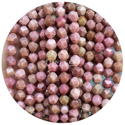 Wholesale Natural Crystal Gemstone Faceted Beads Faceted Loose Stone Bead Accessories Rhombus Bead Spacer for Jewelry