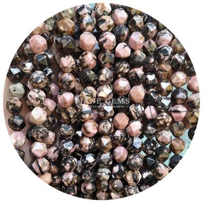 Wholesale Natural Crystal Gemstone Faceted Beads Faceted Loose Stone Bead Accessories Rhombus Bead Spacer for Jewelry