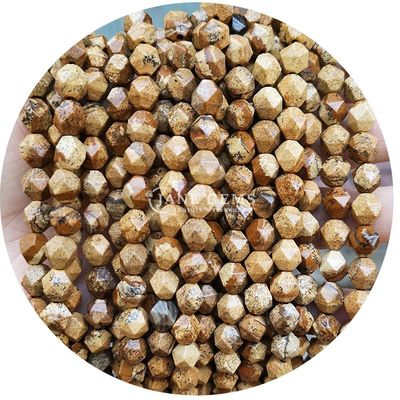 Wholesale Natural Crystal Gemstone Faceted Beads Faceted Loose Stone Bead Accessories Rhombus Bead Spacer for Jewelry