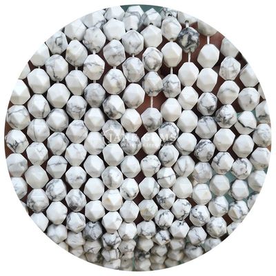 Wholesale Natural Crystal Gemstone Faceted Beads Faceted Loose Stone Bead Accessories Rhombus Bead Spacer for Jewelry