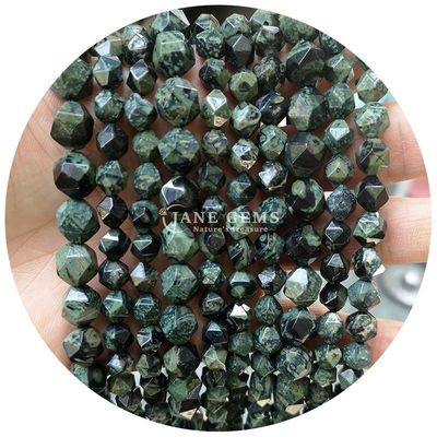 Wholesale Natural Crystal Gemstone Faceted Beads Faceted Loose Stone Bead Accessories Rhombus Bead Spacer for Jewelry