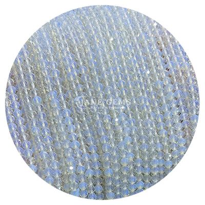 Gems Bead Natural Crystal Faceted Round Shape Small Citrine Sunstone Loose Bead Strands for Bracelets