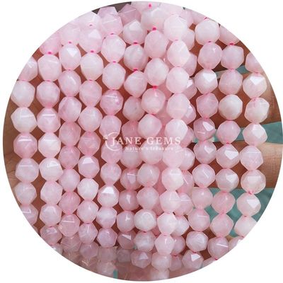 Genuine Faceted Gemstone Loose Beads High Durability for Jewelry Making