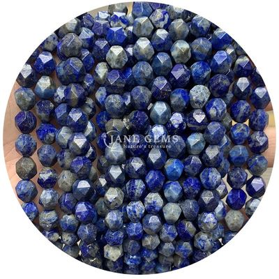 Genuine Faceted Gemstone Loose Beads High Durability for Jewelry Making