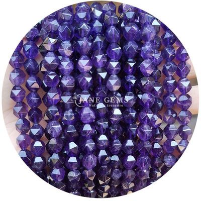 Genuine Faceted Gemstone Loose Beads High Durability for Jewelry Making
