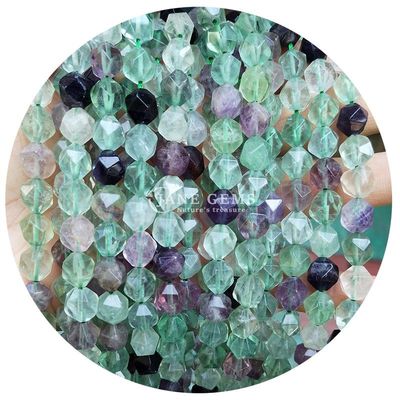 Genuine Faceted Gemstone Loose Beads High Durability for Jewelry Making