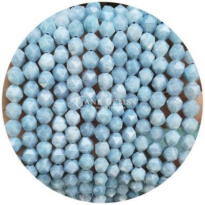 Genuine Faceted Gemstone Loose Beads High Durability for Jewelry Making