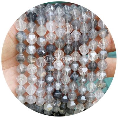 Genuine Faceted Gemstone Loose Beads High Durability for Jewelry Making