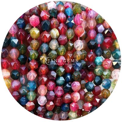 Wholesale Natural Genuine Faceted Gemstone Loose Beads Crystal Stone Faceted Loose Beads For Jewelry Making