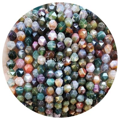 Wholesale Natural Genuine Faceted Gemstone Loose Beads Crystal Stone Faceted Loose Beads For Jewelry Making