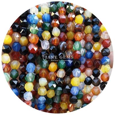 Wholesale Natural Genuine Faceted Gemstone Loose Beads Crystal Stone Faceted Loose Beads For Jewelry Making