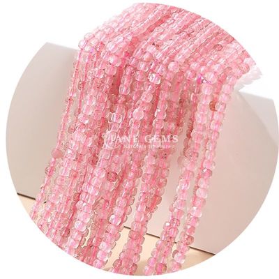 Wholesale Stone Loose Beads Natural Real Crystal Gemstone Loose Beads Square Cube Loose Beads for Bracelet Making