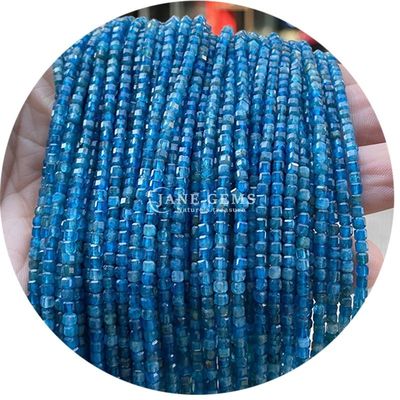 Wholesale Stone Loose Beads Natural Real Crystal Gemstone Loose Beads Square Cube Loose Beads for Bracelet Making