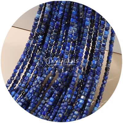 Wholesale Stone Loose Beads Natural Real Crystal Gemstone Loose Beads Square Cube Loose Beads for Bracelet Making