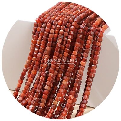 Wholesale Natural Crystal Gemstone Loose Beads Square Cube Loose Bead Amethyst Tourmaline Tiger Eye Bead for Jewelry