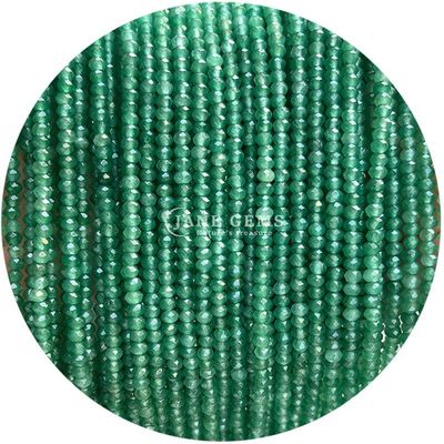 Different Types of Chalcedony Gems Bead Natural Crystal Faceted Abacus Shape Small Loose Bead Strands for Bracelets