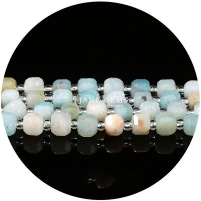 Wholesale Natural Gemstone Loose Beads Flourite Crystal Stone Loose Beads Moonstone Loose Bead Spacers for Diy Jewelry