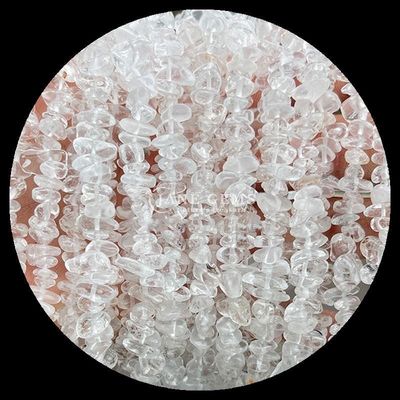 Clear Quartz Amethyst Gems Bead Natural Crystal Irregular Shape Chip Gravel Stone Loose Bead Strands For Bracelets