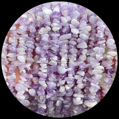 Citrine Black Rutilated Gems Bead Natural Crystal Irregular Shape Chip Gravel Stone Loose Bead Strands For Bracelets