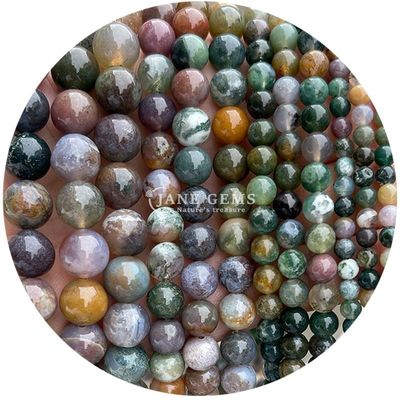 Wholesale Natural Stone Jasper Round Loose Beads 8mm Labradorite Loose Beads Rose Quartz Round Beads Spacers For Jewelry