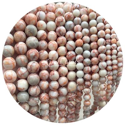 Wholesale Natural Stone Jasper Round Loose Beads 8mm Labradorite Loose Beads Rose Quartz Round Beads Spacers For Jewelry
